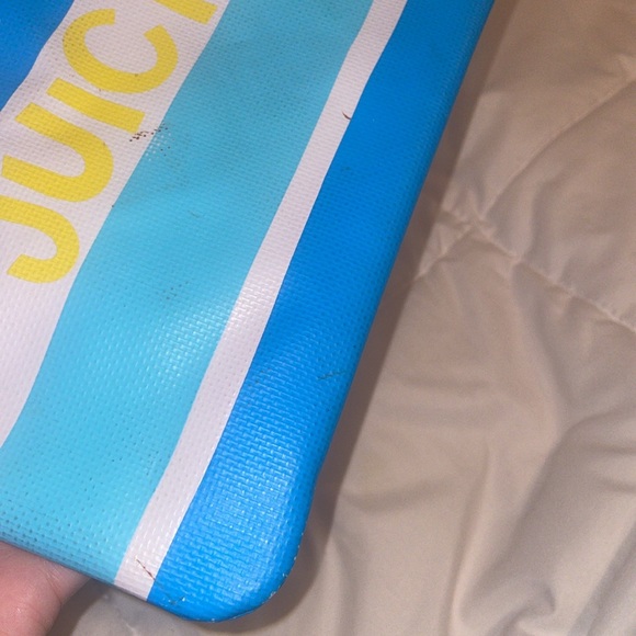 Vintage juicy contour Y2K wristlet/handbag with pink/orange tassel zipper pouch - Picture 13 of 17